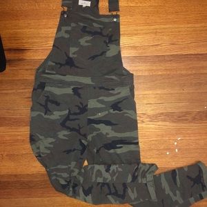 Women’s camo overalls